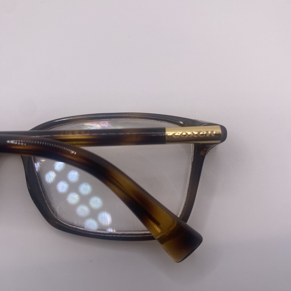 Coach Eyeglasses Women FRAME ONLY HC6077 Cat Eye 53-15-135 Dark Tortoise 802 - Picture 8 of 16